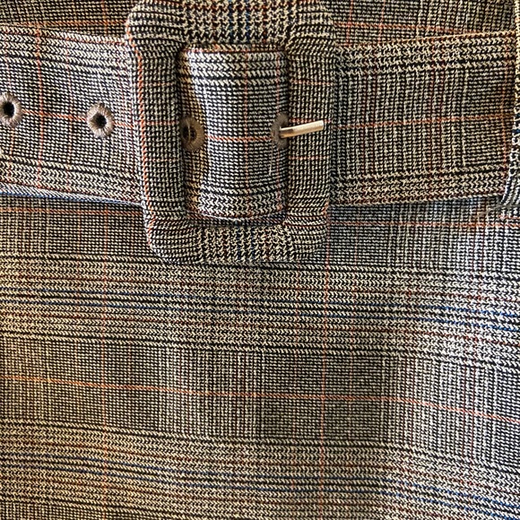 Jules & Leopold studio midi grey plaid pencil skirt - NWOT - size medium - Picture 3 of 9